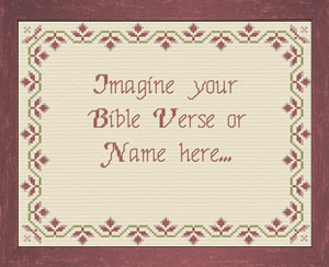 Trellis Border Rose Shades